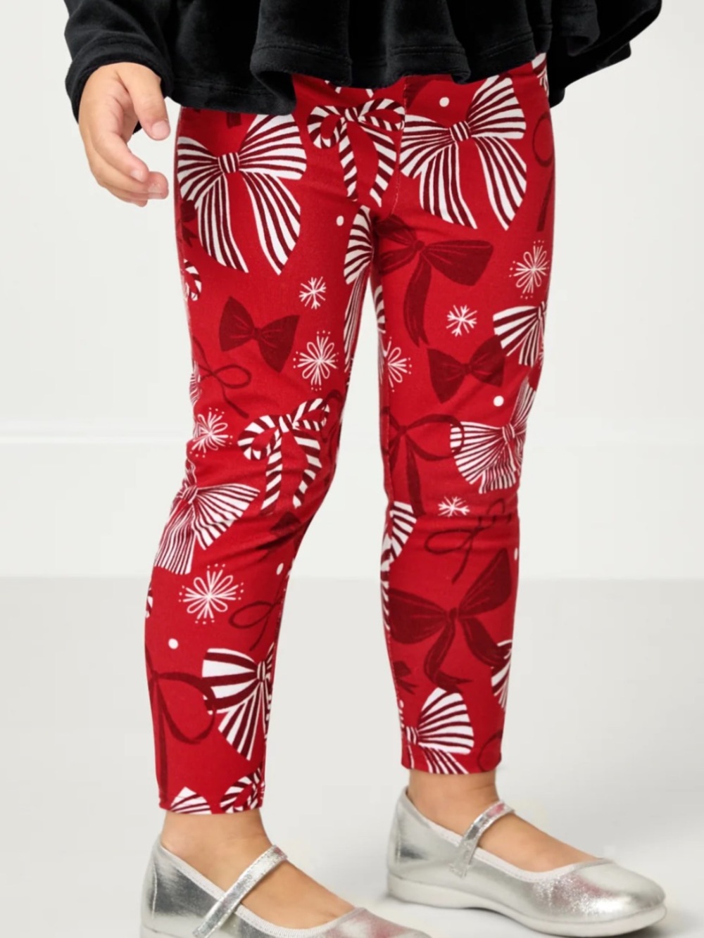 18-24M🎁 Little Sleepies Holidays Bows Legging Soluxe Bamboo Fitted Stretch Pants